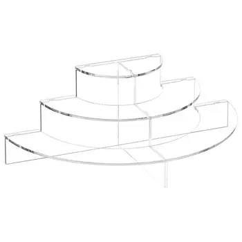 Акриловая прозрачная подставка для торта в виде стакана, 3-х уровневая подставка для торта, столешница, подставки для тортов с помадкой для кексов, подставки для выпечки