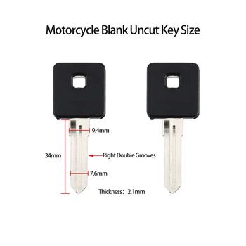 Новый пустой неразрезной ключ для мотоцикла Черный Длина 34 мм для мотоцикла Harley Запасные Части Сменный Аксессуар