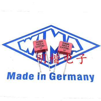 Бесплатная доставка 10шт/30шт WIMA Германия конденсатор MKS4 100V 0,47 МКФ 100V474 470NF P = 7,5 мм