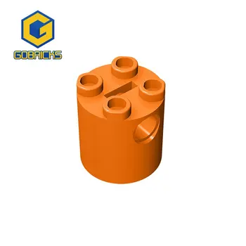 Gobricks Bricks Круглые кубики 2x2x2 цилиндрические с боковыми отверстиями Совместимы с 30361 игрушками Creative Assemblies