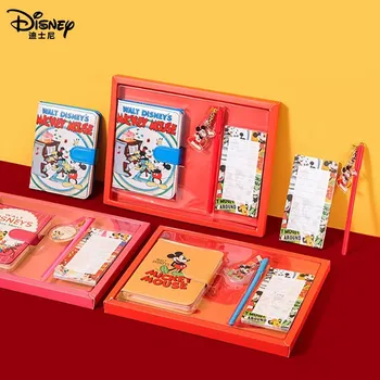 Disney Mickey Minnie N9913 Блокнот с аниме, Мультяшные Блокноты для письма, Школьные Канцелярские принадлежности, Подарок для студентов
