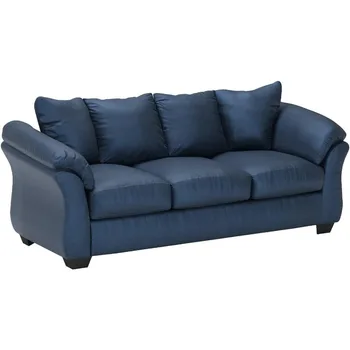 Фирменный дизайн от Ashley Darcy Повседневный плюшевый диван, темно-синий