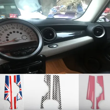 2шт Защитный чехол приборной панели левого руля автомобиля для BMW MINI Cooper Clubman R55 R56 2007-2013 Аксессуары для интерьера