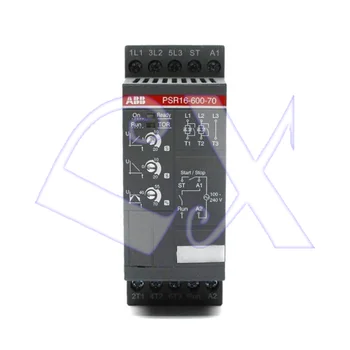 Компактный контроллер плавного пуска ABB PSR72-600-70 с декомпрессионным пуском мощностью 37 кВт используется для управления двигателем и защиты
