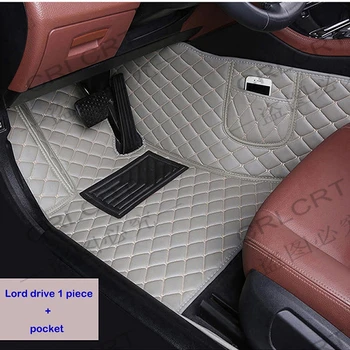 Автомобильные коврики CRLCRT для Toyota corolla 2007-2014 2015 2016 2017 2018 Пользовательские автоматические накладки для ног автомобильный ковер