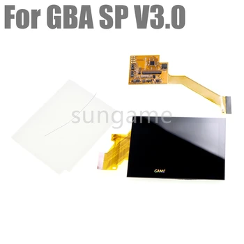 1 комплект комплектов IPS для ЖК-экрана с подсветкой GBA SP 5 уровней яркости консоли V3.0