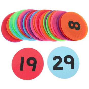 36шт Наклеек с цифрами, Самоклеящиеся Номерные этикетки, Цветные Номерные наклейки, Идентификационные этикетки для домашнего офиса