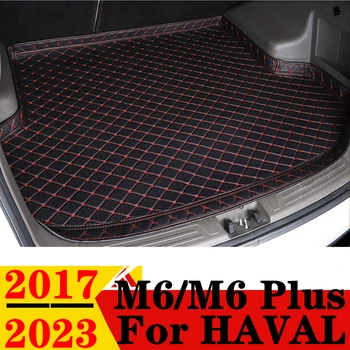 Коврик в багажник автомобиля Для Haval M6 Plus 2017-23 All Weather XPE High Side Задняя грузовая крышка Ковровая подкладка автозапчасти для багажника Багажная накладка