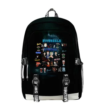 Популярная юношеская школьная сумка Унисекс TV Riverdale Season 5 Дорожные сумки с 3D принтом Оксфорд Водонепроницаемый ноутбук многофункциональные рюкзаки