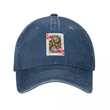 Пиксельная графика King of Hearts Бейсболка для гольфа Военная кепка Мужская Дизайнерская шляпа Женская шляпа Мужская