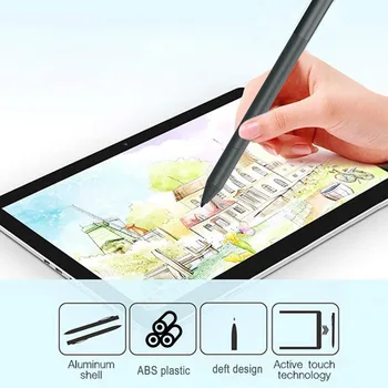 Ручка для планшета, ручка с сенсорным экраном для планшета, пассивный эргономичный магнитный стилус-карандаш для Microsoft Surface Pro 1/Pro 2