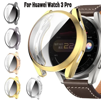 Мягкий чехол из ТПУ для Huawei Watch 4 3 pro 46 мм 48 мм Покрытие Рамки Смарт-часов Протектор Бампера для Huawei Watch 4 3 pro Glas Case