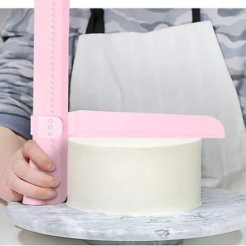 Лопатка для торта с регулируемой высотой, скребок для крема, лопатка для разглаживания поверхности запеченного торта прямые продажи с фабрики