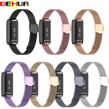 Ремешок BEHUA для часов Fitbit Luxe, ремешок для официальных спортивных умных часов, сменный браслет со стальной пряжкой, Аксессуары для браслетов