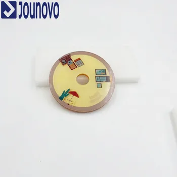 Изготовленный на заказ Акриловый шейкер для компакт-дисков, маленькие выемки в форме аниме-дисков в форме круга по индивидуальному заказу 10,2 * 10,2 см