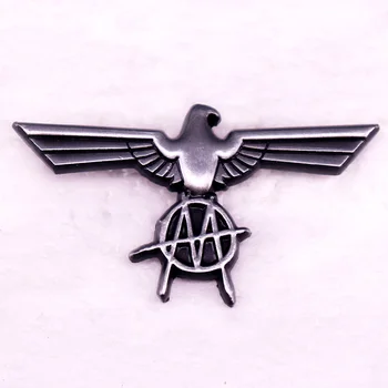 Американская Индастриал-Метал группа Vintage Eagle Логотип Эмалированная Булавка Музыкальная Брошь Ювелирные Изделия