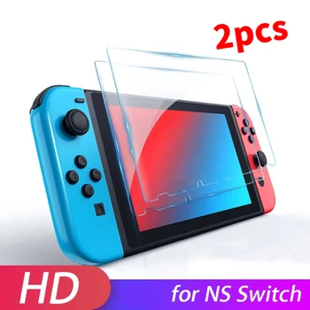 Совместимость с защитной пленкой из закаленного стекла 2шт-Защитная пленка Nintendo Switc для игровой консоли Switch