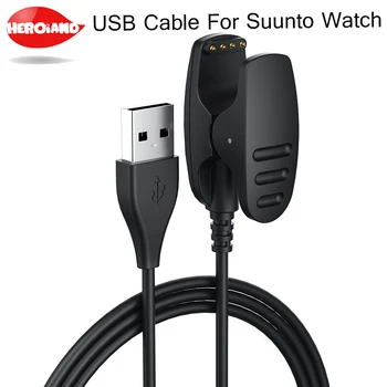 Новый ремешок для смарт-часов HeroIand 2018, USB-кабель, зажим для зарядки, Магнитное зарядное устройство, зажим для зарядки данных, кабель для зарядного устройства для часов SUUNTO