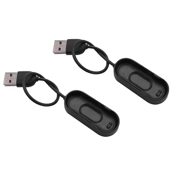 2X USB-кабель для зарядки Mi Band 4, сменный адаптер линейного зарядного устройства, аксессуары для смарт-браслета Millet Miband 4