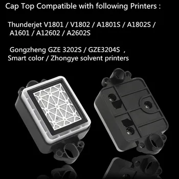 станция для укупорки чернил с сольвентными Чернилами Хорошего качества 4 шт для принтера GongZheng Fortune-lit LiTu DX5