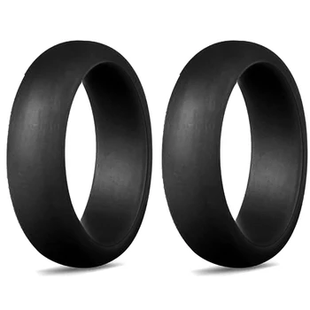 5,7 Мм Популярные для мужчин И женщин Силиконовые Крутые кольца Силиконовое Обручальное кольцо для занятий спортом на открытом воздухе Ringx2