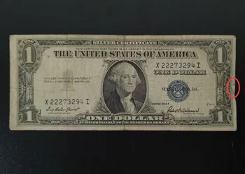 Оригинальные банкноты 1935 года в 1 доллар Сша G-UNC (Fuera De uso Ahora Collectibles)