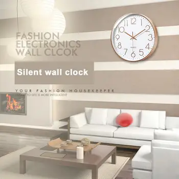 Экологически чистые кварцевые настенные часы Декор гостиной Спальни Пластиковые настенные Цифровые часы Со стрелочным дисплеем Товары для дома