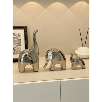 Роскошные керамические украшения в виде слона Nordic light, элитный винный шкаф для гостиной, обеденный шкаф и элитное украшение для дома