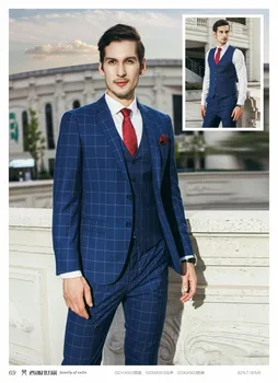 Бренд Belle Rabbit, высококачественный мужской костюм по индивидуальному заказу, куртка, жилет, брюки, комплект GD903