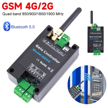 G202 GSM Открывалка для ворот WiFi Контроллер GSM Реле открывания дверей Бесплатный звонок Мобильный телефон 4G Пульт дистанционного управления для гаражных ворот жалюзи