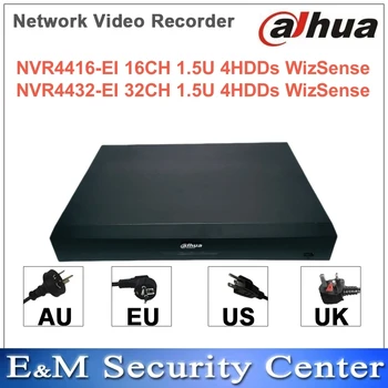 Оригинальный Сетевой Видеомагнитофон WizSense Dahua NVR4416-EI NVR4432-EI 16CH/32CH 1.5U 4HDDs
