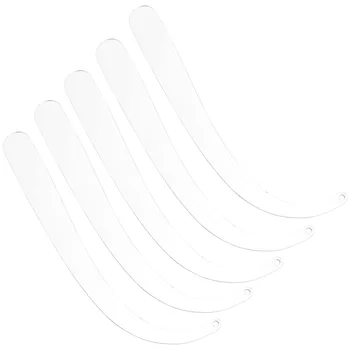 5 шт. Примерная полоска для сережек-шпилек, Акриловые палочки для примерки серег в стиле изгиба для женщин