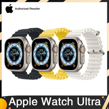 2022 НОВЫЕ смарт-часы Apple Watch Ultra 49 мм в титановом корпусе с водонепроницаемостью Ocean Band Blood Oxygen 100m