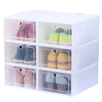 Ящик для хранения, Шкаф, Органайзер для обуви, Прозрачный контейнер, Ящики для хранения, Домашняя организация