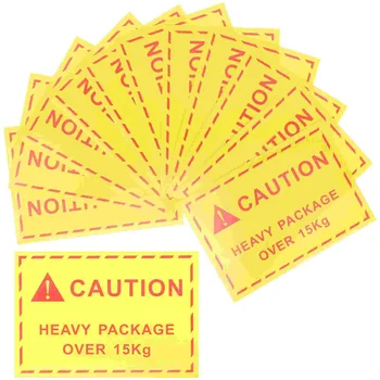 Внимание Тяжелые этикетки Предупреждающие Наклейки с избыточным весом Impresora De Символ Безопасности Знак