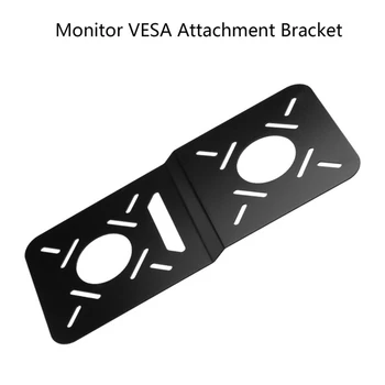 Крепление VESA для Мини-ПК Подвесной Кронштейн Mini-Host Держатель VESA Монитор для ПК С Двумя Экранами Монтажная Стойка для Планшета