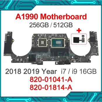 Оригинальная материнская плата A1990 i7 i9 16 ГБ 32 ГБ для Macbook Pro 15 