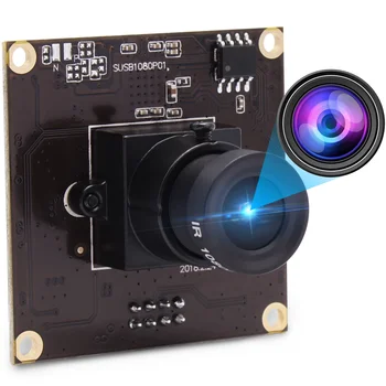ELP 2-мегапиксельная HD USB-камера IMX291 1080P MJPEG YUY2 50 кадров в секунду Модуль цветной промышленной камеры USB 3.0, совместимый с UVC и USB 3.0 vision