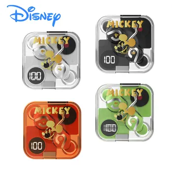 Disney Mickey Minnie TWS Беспроводные Наушники Bluetooth 5.2 С Шумоподавлением Спортивные Игровые Наушники с Микрофоном Гарнитуры Вентиляторы Подарок