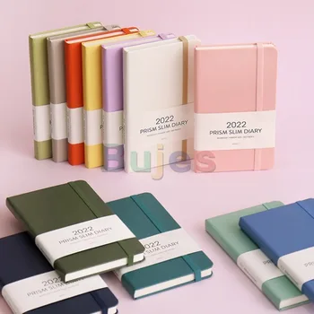 Korea Indigo 2022 PRISM ТОНКИЙ дневник, прочный блокнот для записей в твердом переплете, дорожный дневник для девочек, школьный офисный продукт