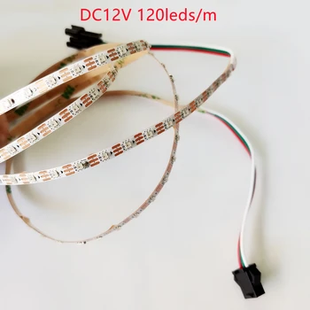 1 М 120 200 светодиодов/м WS2815 2020 адресуемые пиксельные светодиоды гибкие DC12V RGB IP20 4 мм используются так же, как светодиодные бусины WS2812C 2020