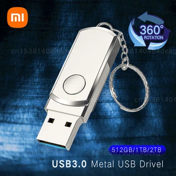 2 ТБ XIAOMI USB 3.0 Флэш-накопитель Металлический Мини-Накопитель 512 ГБ 1 ТБ 2 ТБ USB-накопитель Cle USB-Накопитель Брелок USB Flash 128 ГБ Флэш-диск