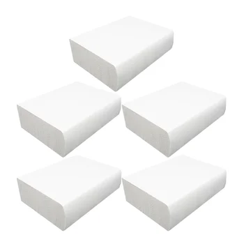 5 упаковок многоразовых бумажных полотенец для рук для ванной комнаты, водопоглощающие салфетки для рук, бумажные салфетки