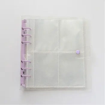 Yiwi Pink Blue Purple Binder, обложка для блокнота и органайзера для фотографий, дневник, планировщик повестки дня, школьные канцелярские принадлежности