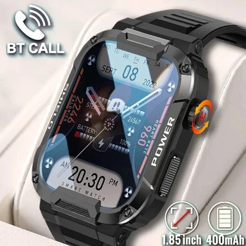 2023 Новые Военные Смарт-часы Мужские Для Android IOS Ftiness Watches IP68 Водонепроницаемые 1,85 