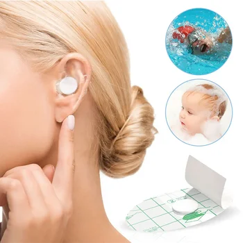 Водонепроницаемая накладка для защиты ушей, наклейка для защиты ушей, детский душ, Плавательный инструмент для плавания, Душевые принадлежности для купания