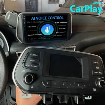 8 ГБ + 128 ГБ AI Voice CarPlay Автомагнитола Для HYUNDAI TUCSON IX35 2018-2020 GPS Навигация Android 13 Мультимедийный Видеоплеер 2Din